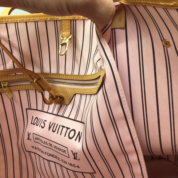 Louis Vuitton Never Full MM, EUC, With Pouch, Limited Edition Pink - Picture 14 of 16